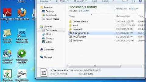 Windows 7 Tutorial Opening a File Microsoft Training Lesson 6.3