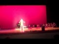 Alex at the school talent show
