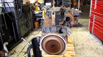 2004 Caterpillar C13 Acert Diesel Engine Running