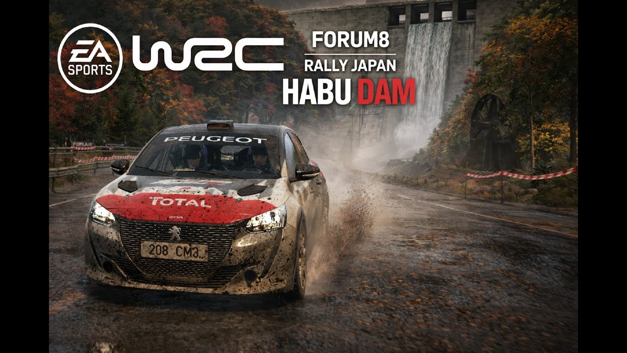 #25 EA Sports WRC Moments Forum8 Rally Japan FWD Royalty Habu Dam Peugeot 208 Rally4