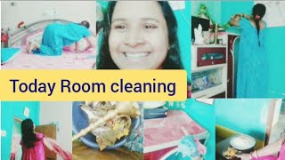 Today Room Cleaning Videoindian Housewife Cleaning Vlog With Eating