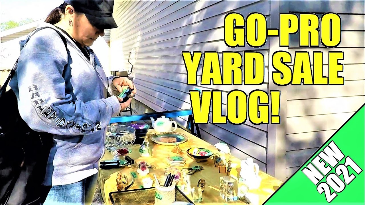 Ep356: GO-PRO GARAGE SALE LATE SUMMER YARD SALE SCORES!!
