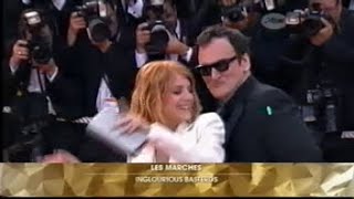 CANNES 2009 Marches "Inglorious Bastards" Mélanie Laurent Quentin Tarantino