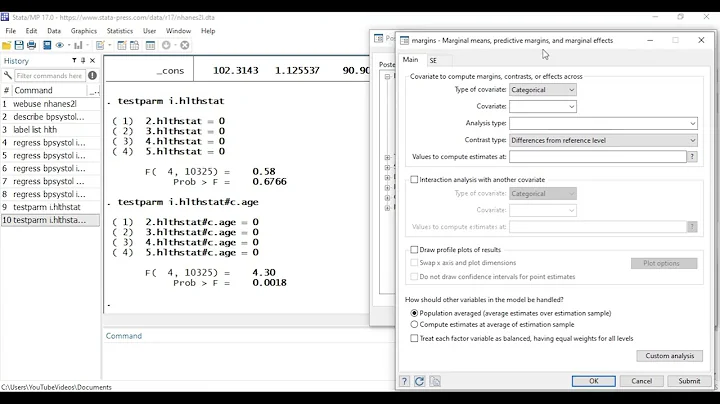 Fitting & interpreting regression models: Linear regression with continuous/categorical predictors
