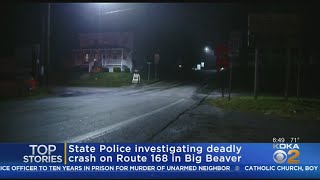 State Police Investigate Fatal Crash In Big Beaver