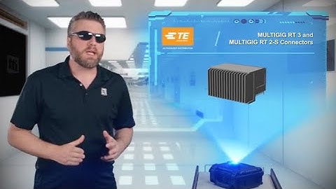 TE Connectivity MULTIGIG RT 3 and MULTIGIG RT 2-S Connectors - Product Video