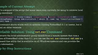 How to Retrieve Local Administrator Groups from Older Windows Systems Using PowerShell