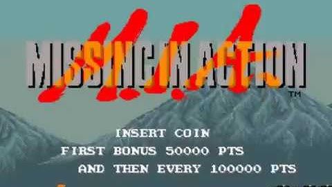 M I A    Missing in Action   Arcade