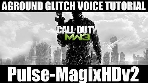 Call of Duty Modern Warfare 3 Aground Glitch [Voice Tutorial]