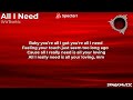 WizTheMc All I Need Lyrics mp3