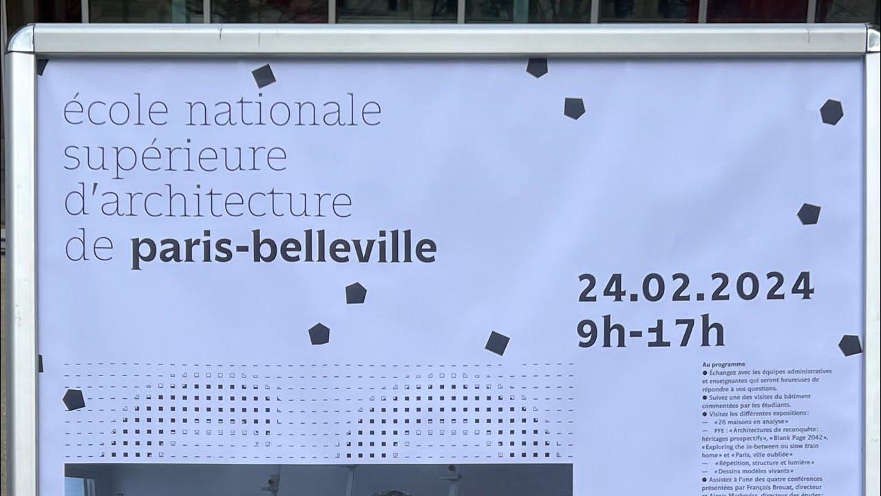 cole Nationale Sup rieure D Architecture De Paris Belleville Portes cole-nationale-sup-rieure-d-architecture-de-paris-belleville-portes