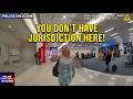 Entitled Lawyer Meets Airport Police At THE WORST Possible Moment!