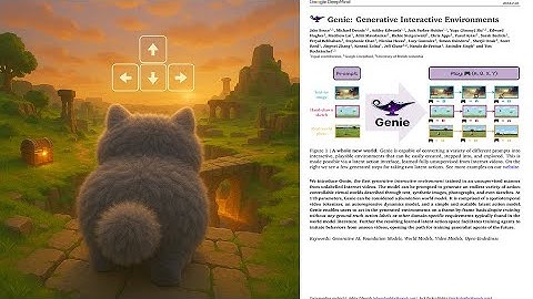 Genie: Generative Interactive Environments (Paper Walkthrough) #genie3 #deepmind