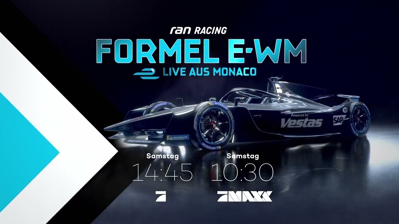 ran racing Formel E-WM Live aus Monaco Promo für den 30.04.2022 (ProSieben) 