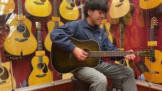 K.Yairi LO-90SG ダークモスグリーン 試奏してみました！ - YouTube