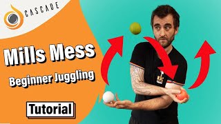 Mills Mess - Beginner 3 ball juggling tricks - Tutorial