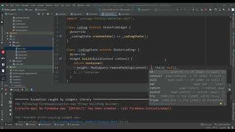 FlutterFire: Email and password SignIn