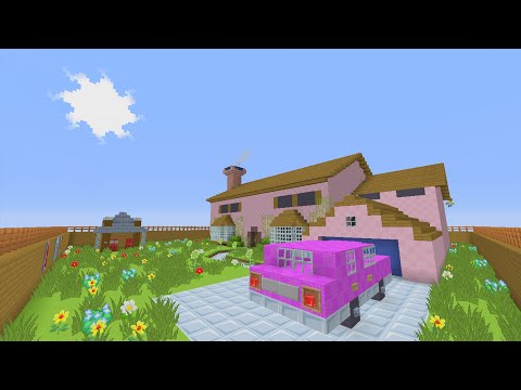 Minecraft Xbox Murder Mystery Simpsons House Youtube - roblox peppa pig murder gui youtube