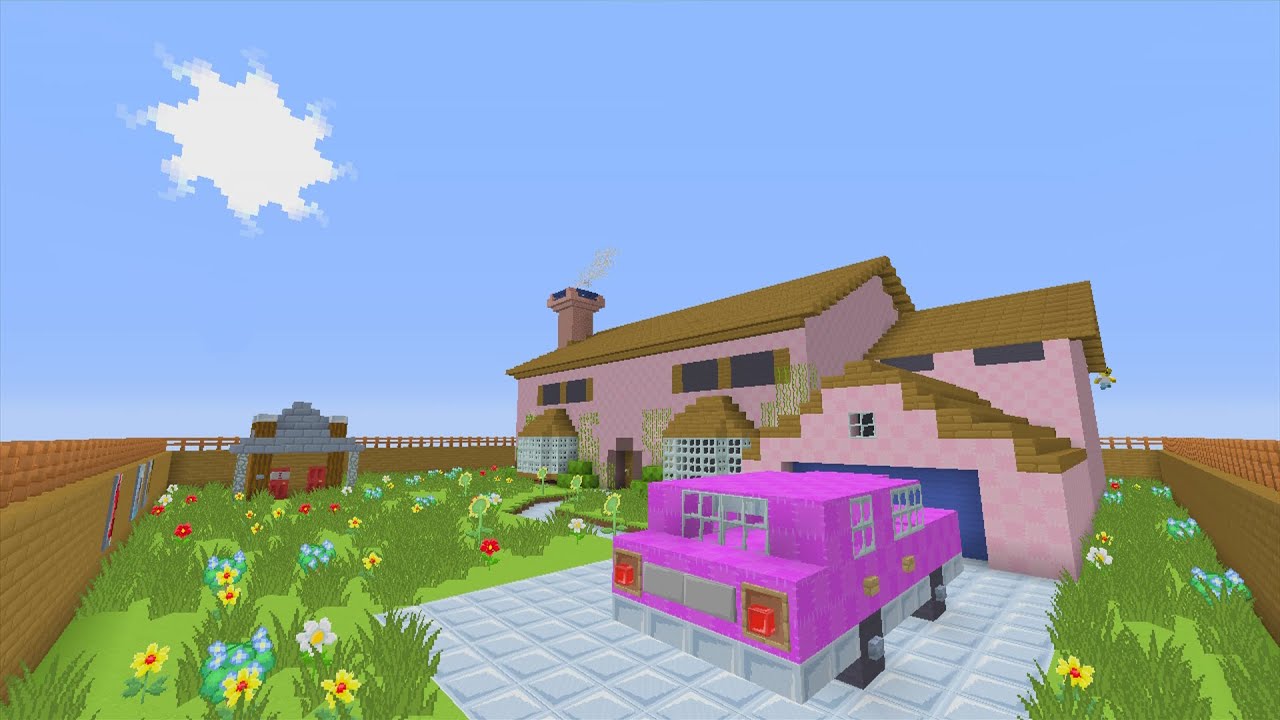 Minecraft Xbox - Murder Mystery - Simpsons House