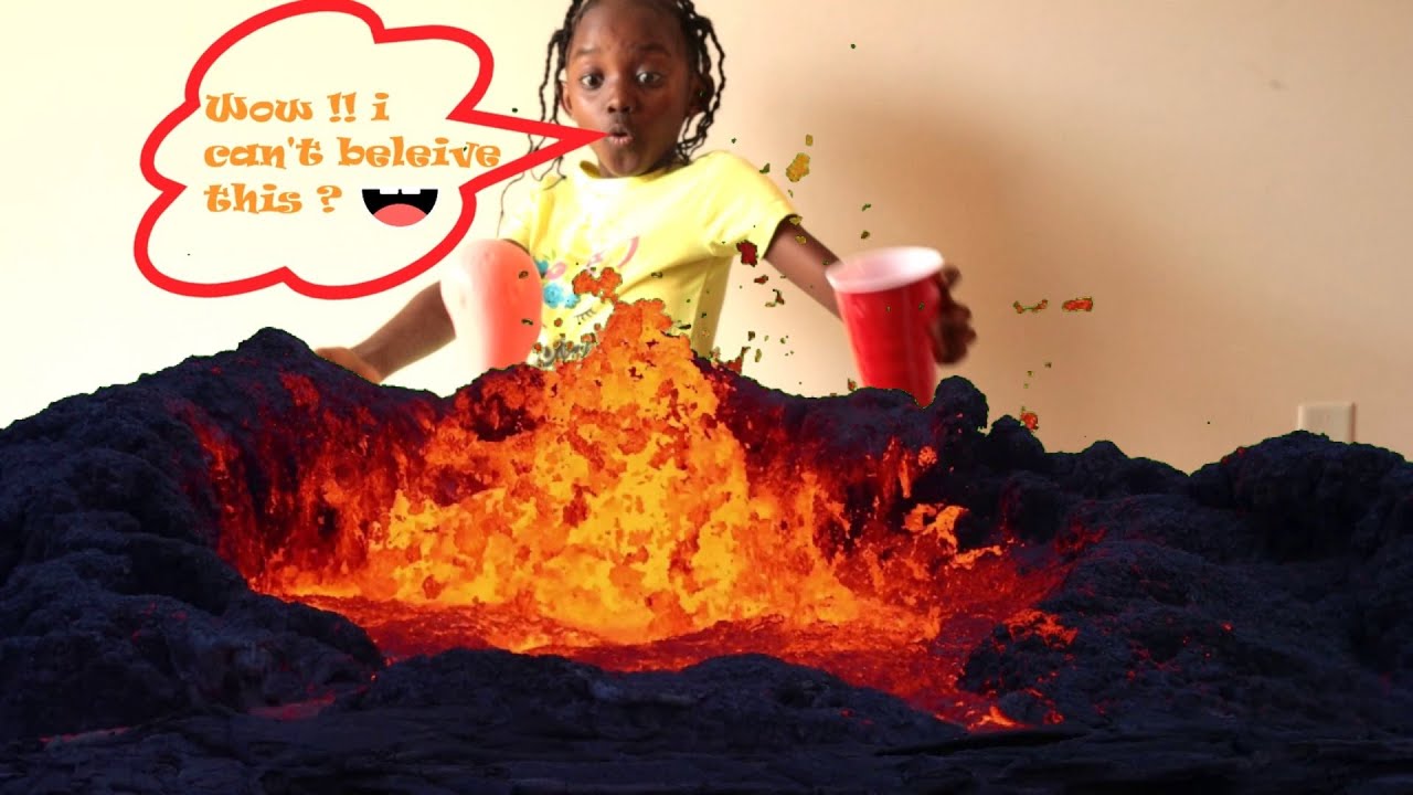 How to make a Volcano erupt DIY Science Experiment!!! - YouTube