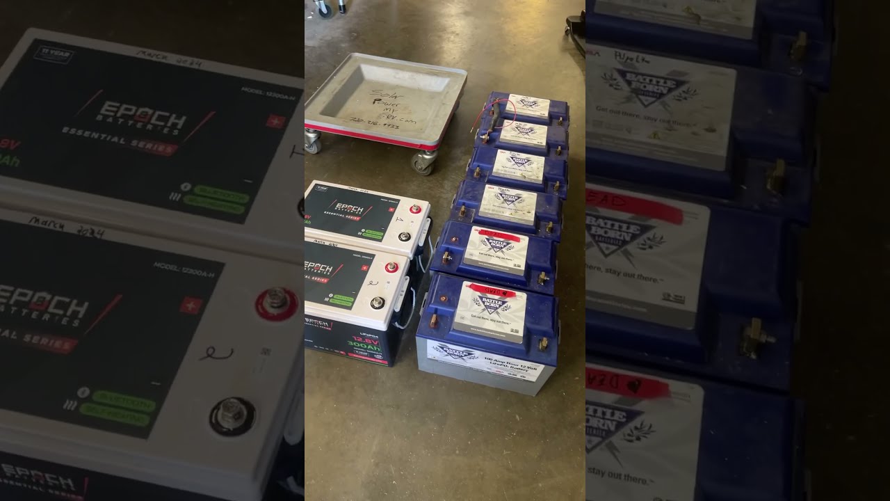 Affordable RV Lithium Batteries 600 Amp Hour 12v Battery Bank Comparison Battleborn Vs Epoch 