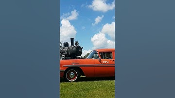 1958 Hy-Rail track inspection car. Aultsville Station, Ont. July 7/24.