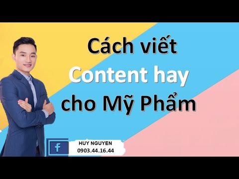 Video Cách viết Content hay cho Mỹ Phẩm - Sửa bài cho học... - youtube