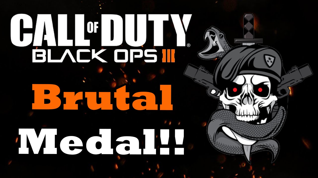 Dark Ops Brutal Medal! 25 Kill Streak Gameplay! - "Black Ops 3 Multiplayer"