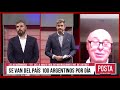 Se van del país 100 argentinos por día