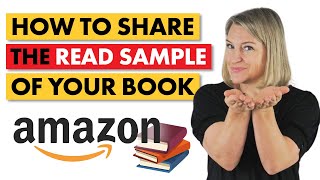 How to Share the Read Sample and Look Inside of Your Book on Your Website or Newsletter