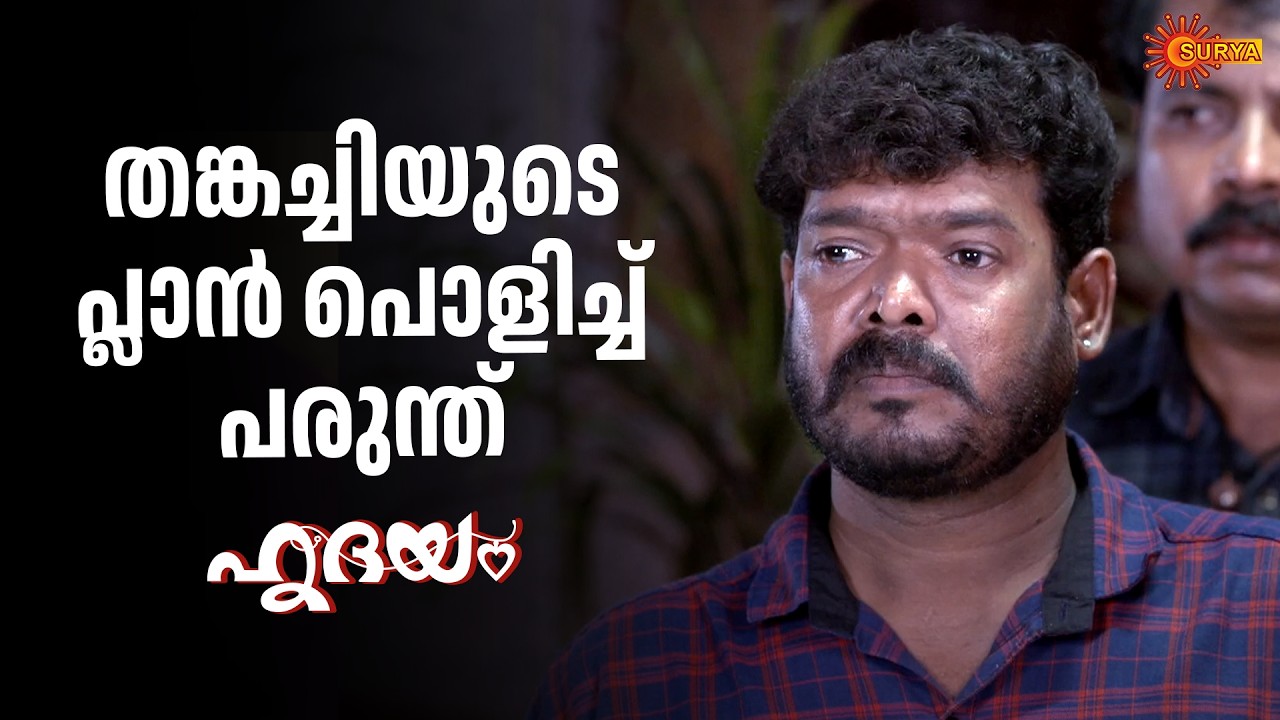 നിരഞ്ജനെ രക്ഷിക്കാൻ കുറ്റമേറ്റെടുത്ത് പരുന്ത് | Hridhayam - Adipoli Scenes | 02 Mar 2026 | Surya TV