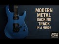 Modern Metal Backing Track in A Minor