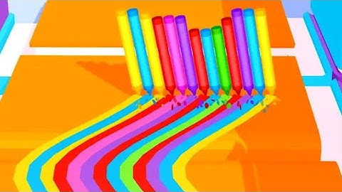 Pencil Rush  MAX LEVEL 🌈🥳 Gameplay All Levels Walkthrough iOS, Android New Game