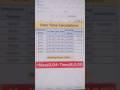 #overtime #calculation #excel #shorts #viral #trending #knowledge #follow #subscribe
