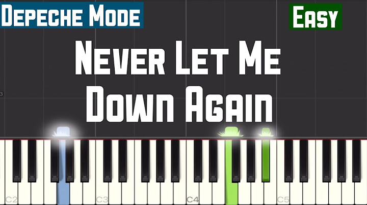 Never Let Me Down Again Piano version - Piano performance video thumbnail