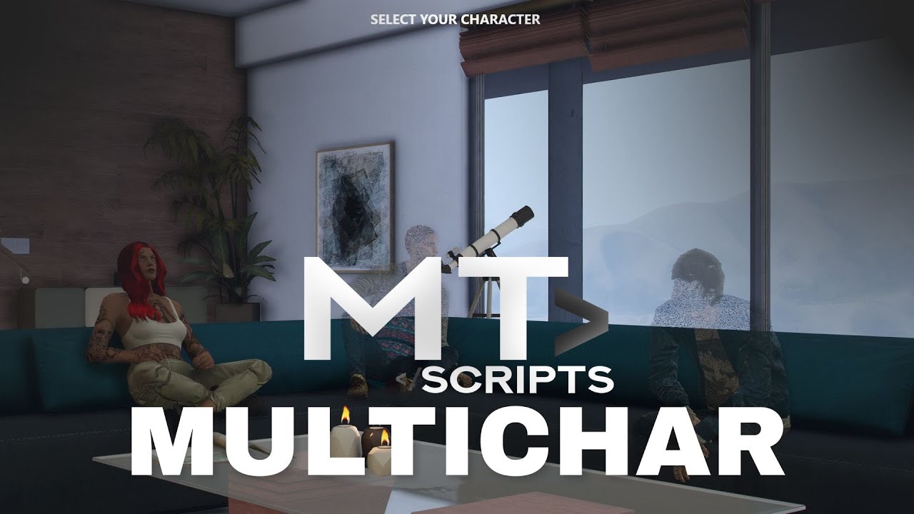 Script Mc Second Character MT Multicharacter 2.0 | Minimalistic FiveM Multi character script - YouTube