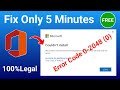 Fix Microsoft Office Couldn't Install Error Code 0-2048 (0)✅100%Solved Urdu/Hindi