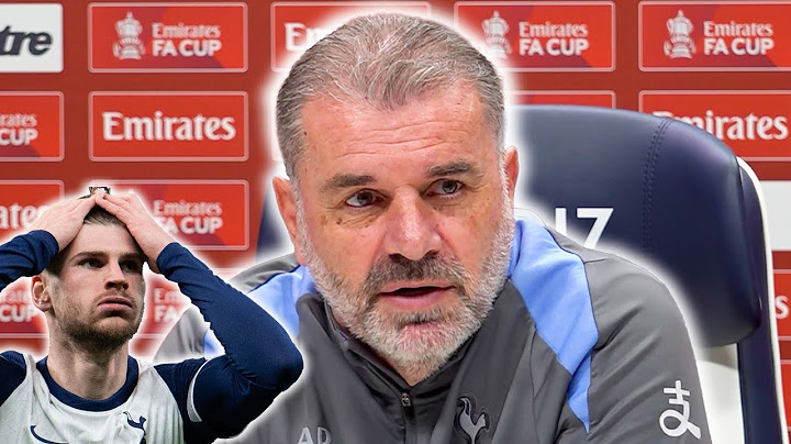 'Timo Werner's pace can hurt ANY TEAM!' | Ange Postecoglou EMBARGO | Tamworth v Tottenham