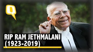 Ram Jethmalani – Eminent Lawyer, Former Union Minister – Passes Away at 95 | The Quint