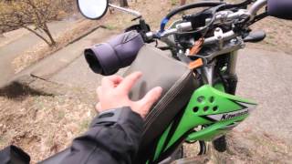 klx125タンクバック自作。