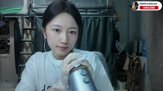 ASMR🎧｜A variety of gloves to cover the microphone, with visual triggering