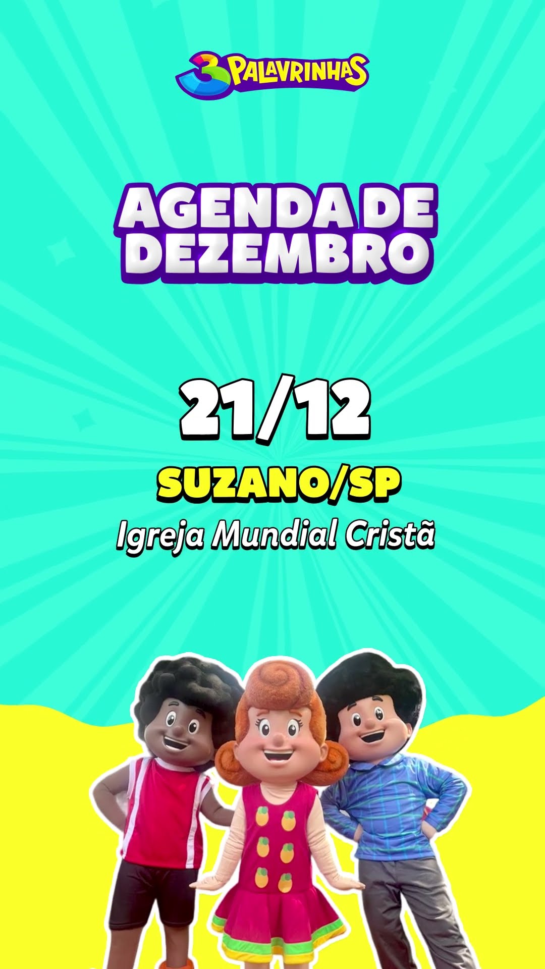 Vamos fechar o último mês do ano com muita alegria e diversão! Garanta o seu ingresso!!