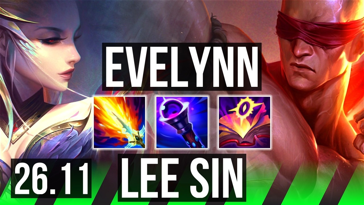 EVELYNN vs LEE SIN (JGL) | Perfect KDA: 15/0/7 | BR Grandmaster