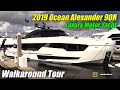 2019 Ocean Alexander 90R Sky Lounge Motor Yacht - Walkaround - 2018 Fort Lauderdale Boat Show