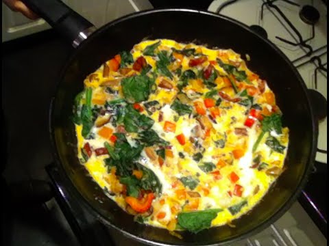 Healthy IIFYM Chorizo & Vegetable Omelette and Proats