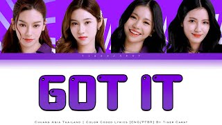 Got It - The Sassy Queen Chuang Asia Color Coded Lyrics Engptbr
