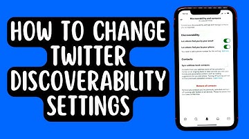How to Change Twitter Discoverability Settings [2022] Works on iPhone 13