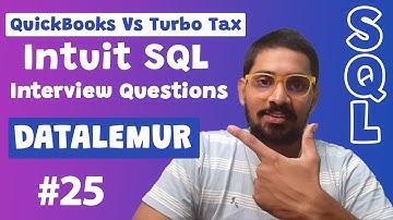 Intuit SQL Interview Questions | SQL Interview Questions | DataLemur | Data Analyst | Data Science