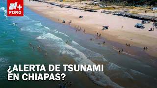 Is there a tsunami warning after today's earthquake in Chiapas on July 17?