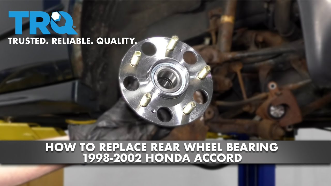 How to Replace Rear Wheel Bearing 1998-2002 Honda Accord | 1A Auto